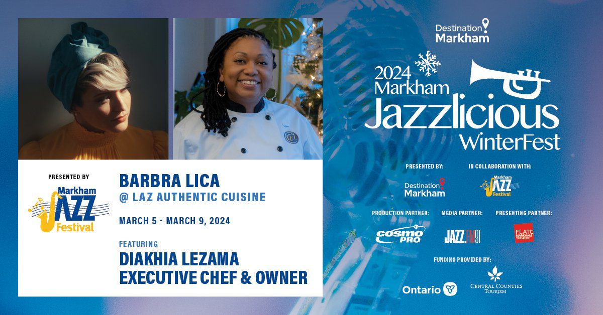 Win tickets to see Barbra Lica at Markham Jazzlicious WinterFest - Vimarsana News