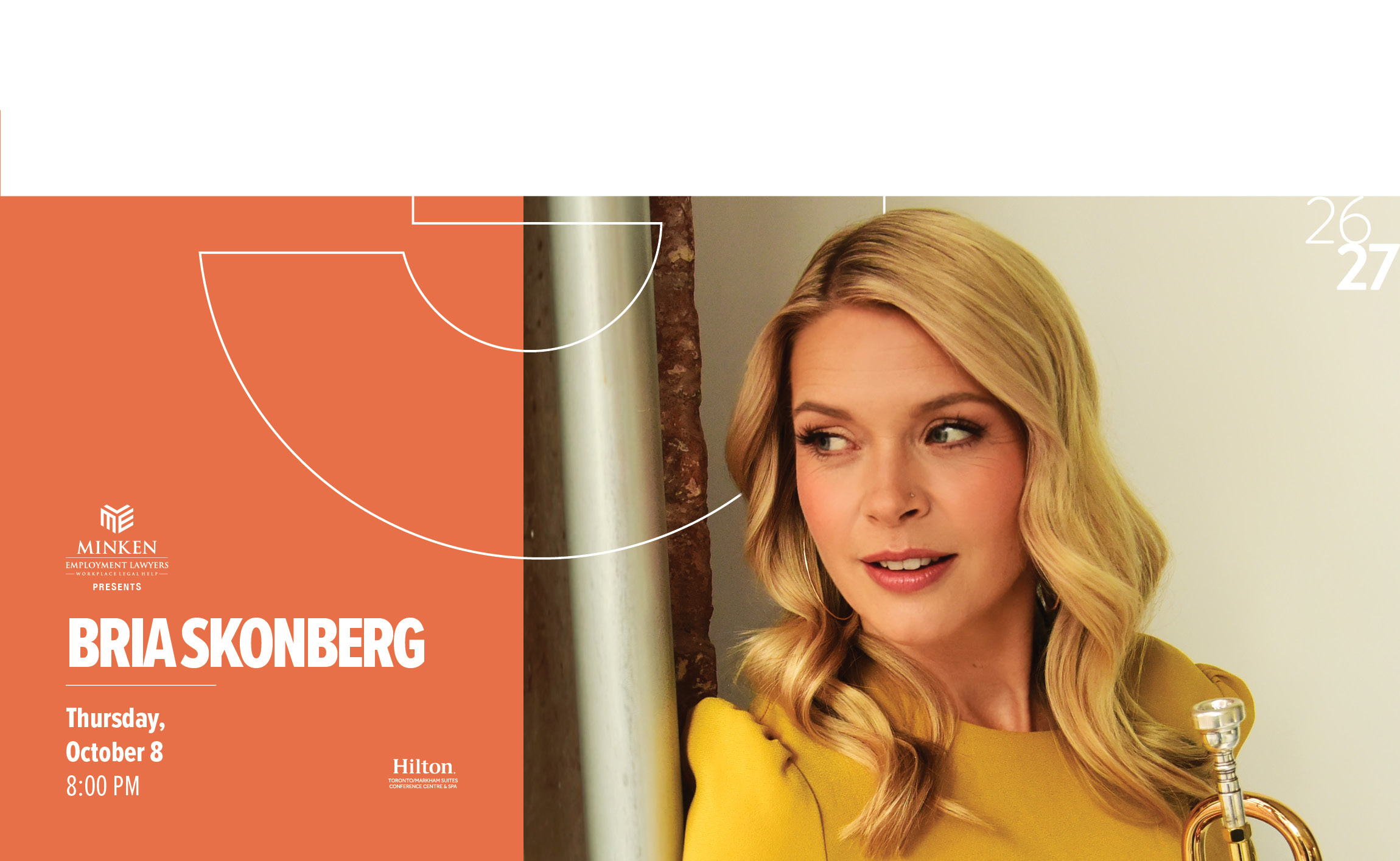 Best Seats – Win tickets to Bria Skonberg at Flato Markham Theatre on October 8th