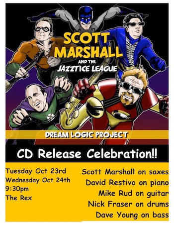 Scott Marshall and the Jazztice League CD Release Celebration