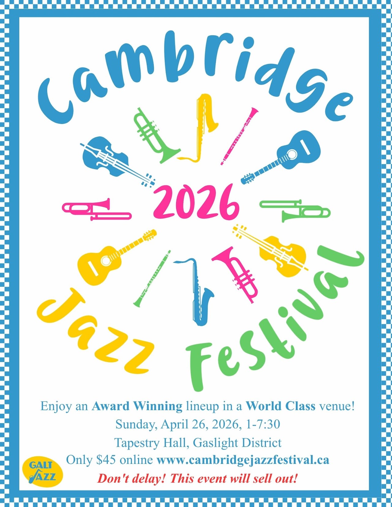 Win a pair of Tickets The Cambridge Jazz Festival!