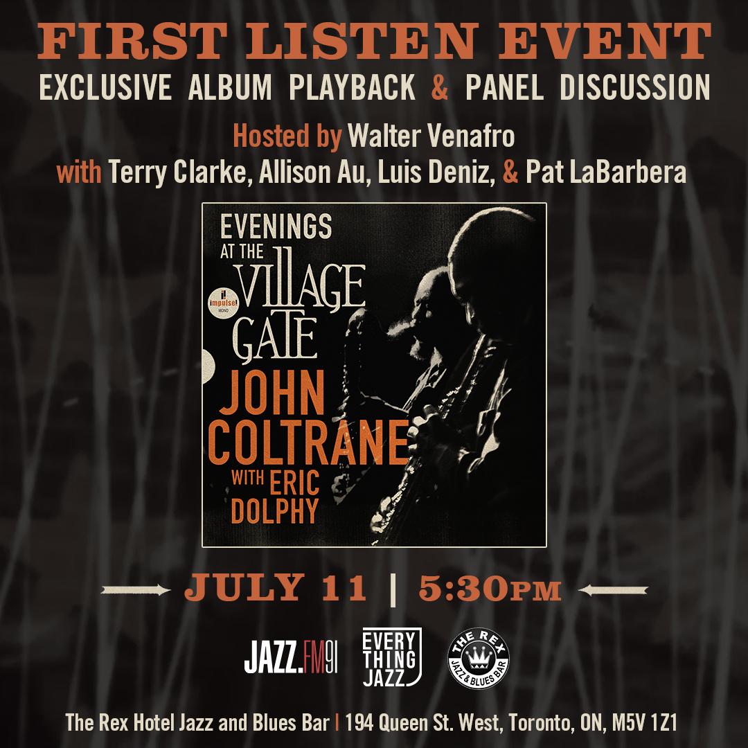 Win tickets to the First Listen Event for Evenings at the Village Gate: John Coltrane with Eric Dolphy - Vimarsana News