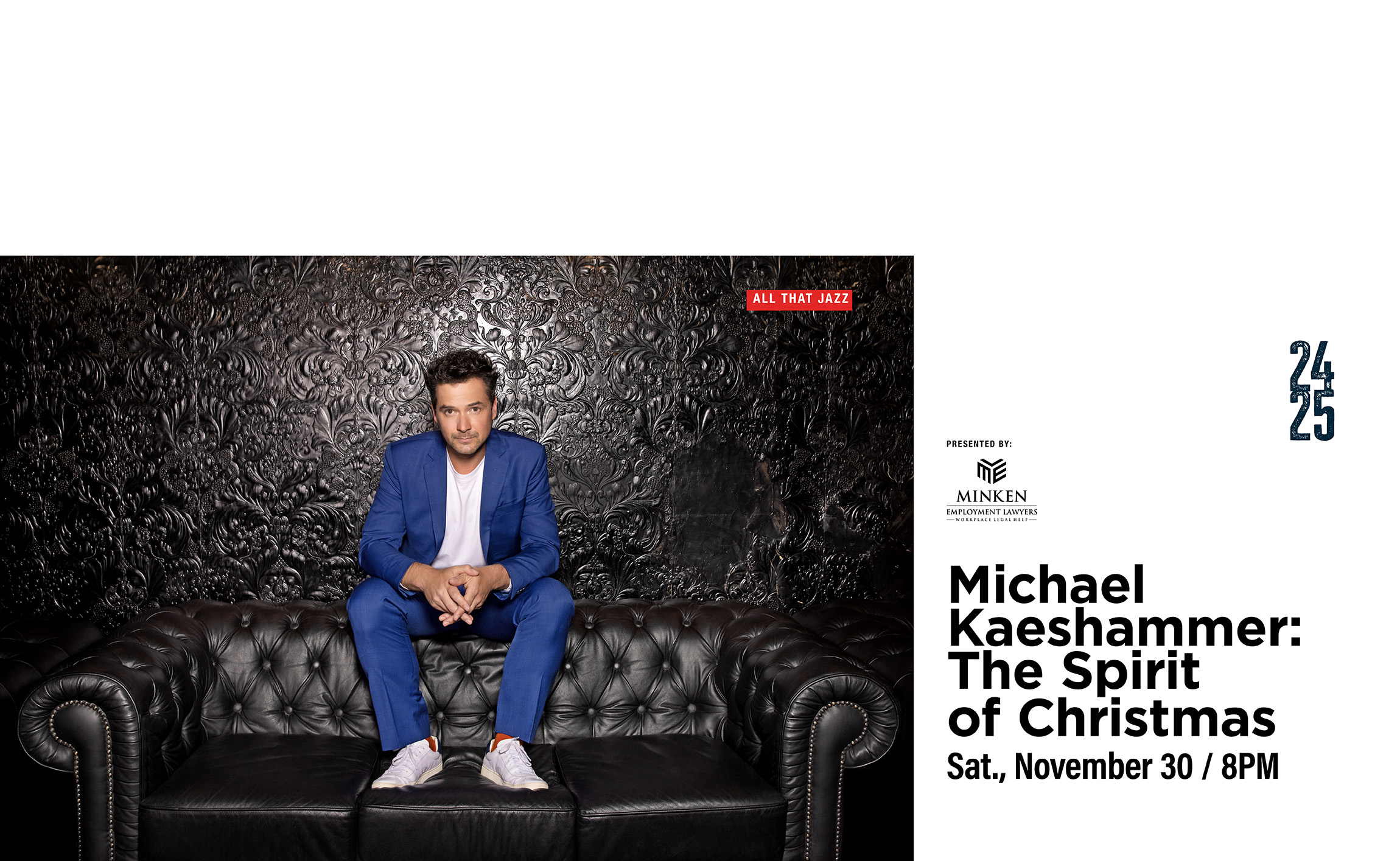 Best Seats: Win tickets to see Michael Kaeshammer: The Spirit of Christmas at Flato Markham Theatre on November 30