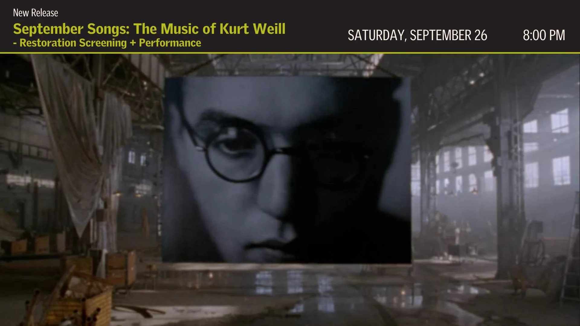 Win tickets to Hot Docs – September Songs – The Music of Kurt Weill