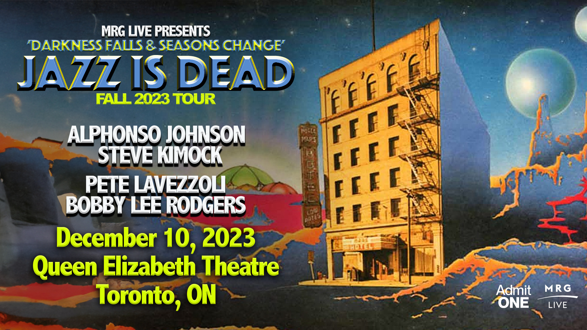 Win tickets to Jazz is Dead at Queen Elizabeth Theatre - Vimarsana News