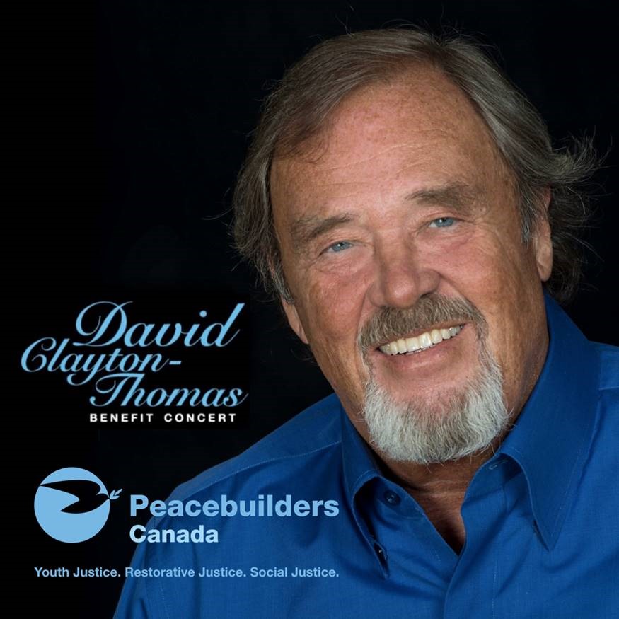 David Clayton-Thomas Benefit Concert for Peacebuilders Canada