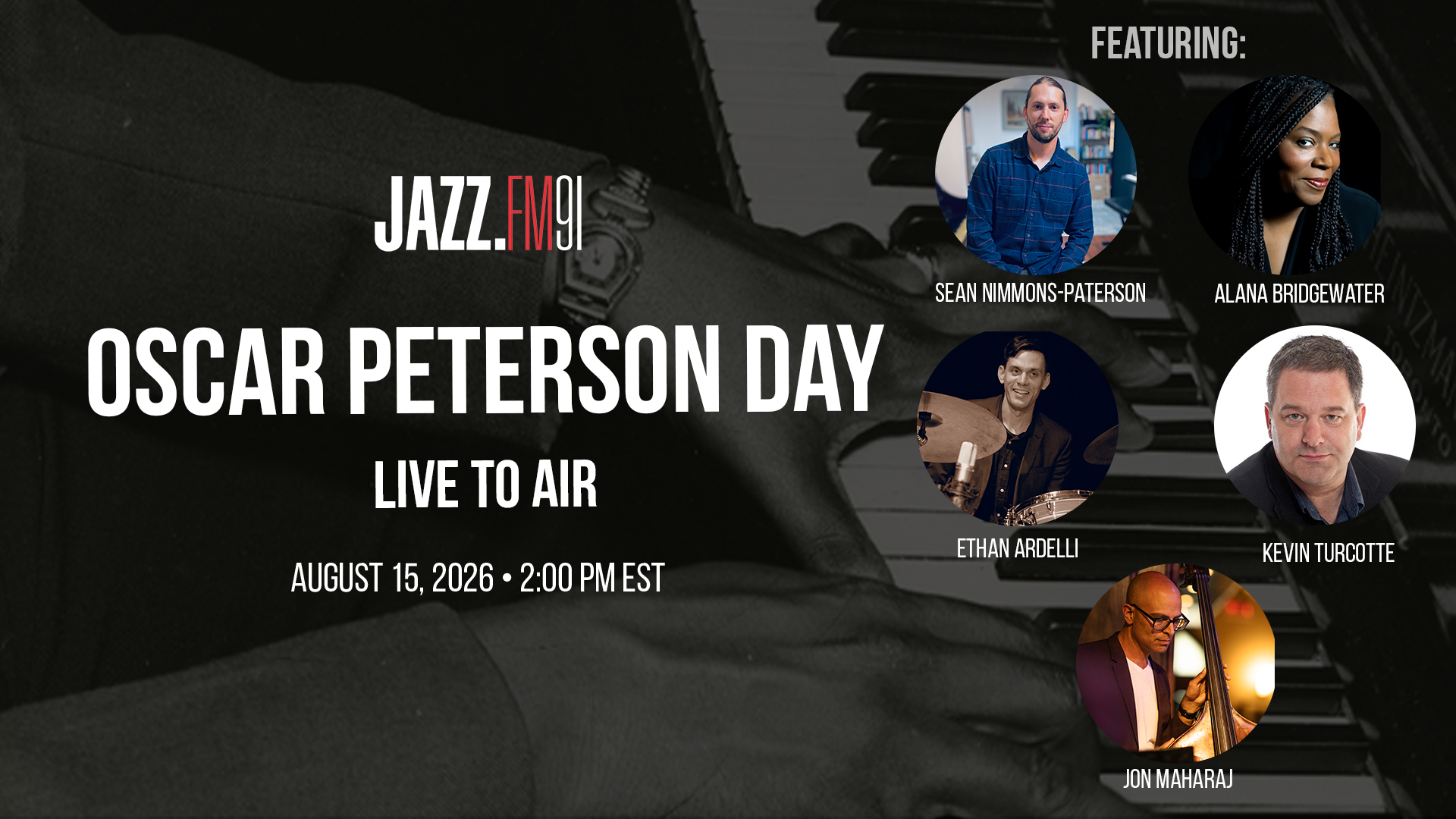 Oscar Peterson Day 2026