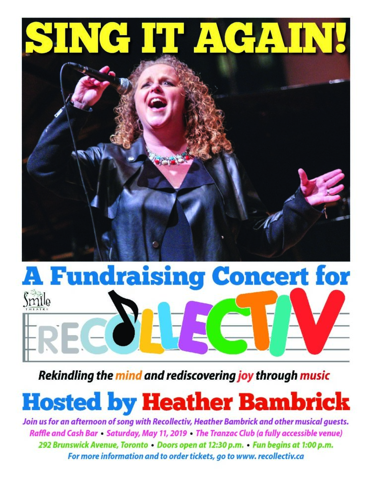 Sing It Again! A fundraiser for Recollectiv with Heather Bambrick