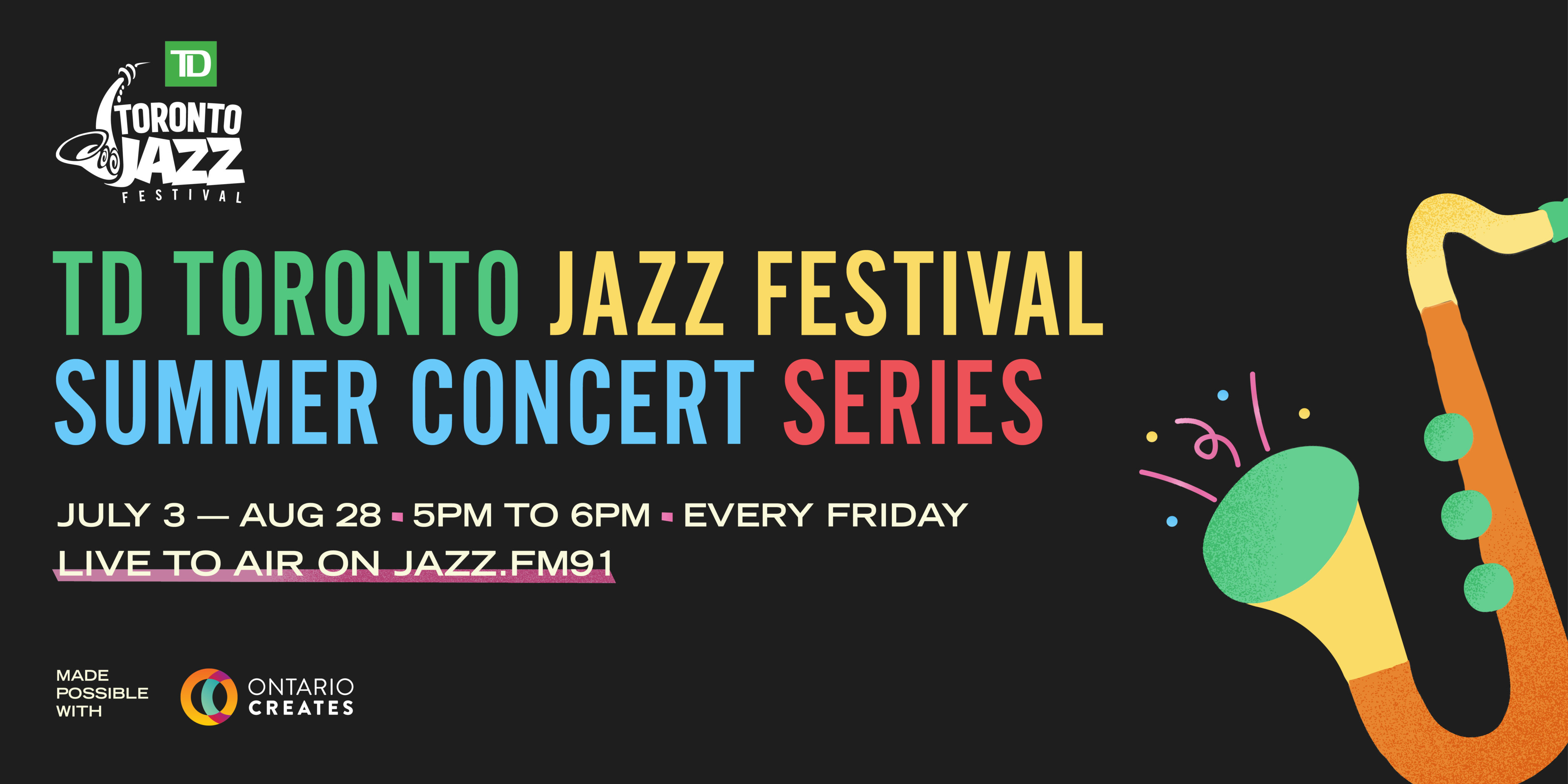 TD Toronto Jazz Festival Summer Concert Series JAZZ.FM91