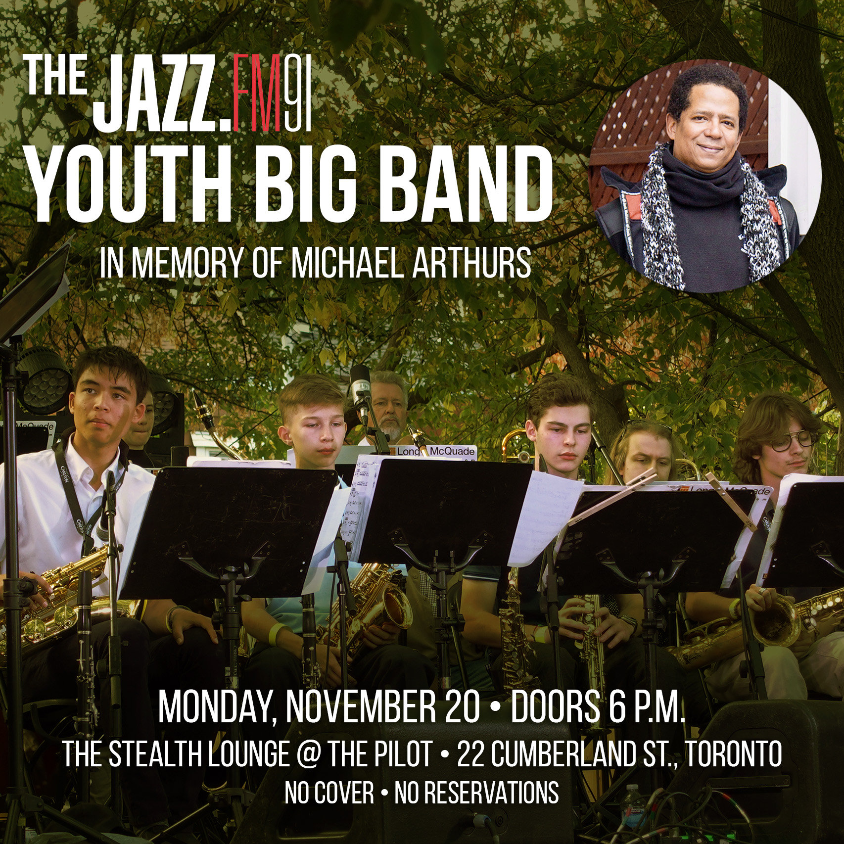 The JAZZ.FM91 Youth Big Band: In Memory of Michael Arthurs