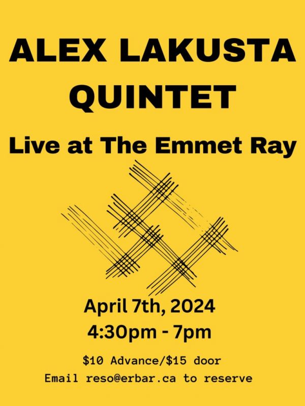Alex Lakusta Quintet @The Emmet Ray