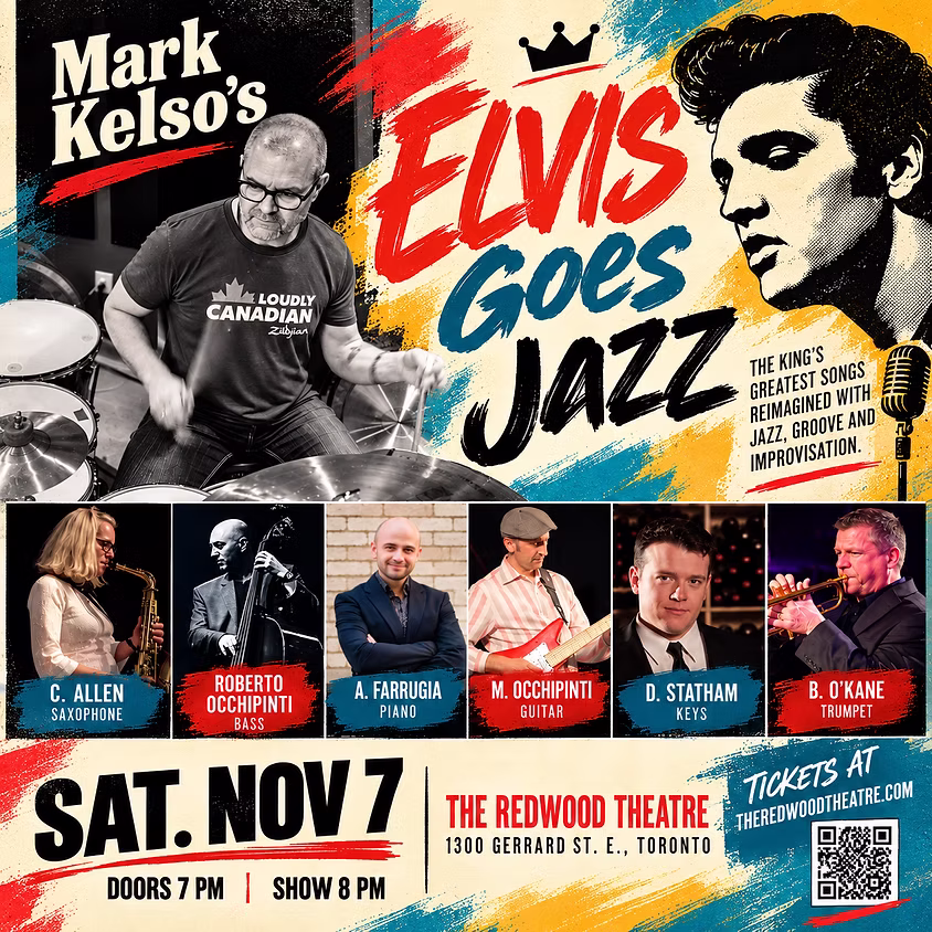 Win tickets to see Elvis Goes Jazz November 7th at Redwood Theatre