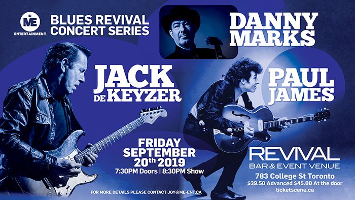 Blues Revival with Danny Marks, Paul James and Jack de Keyzer