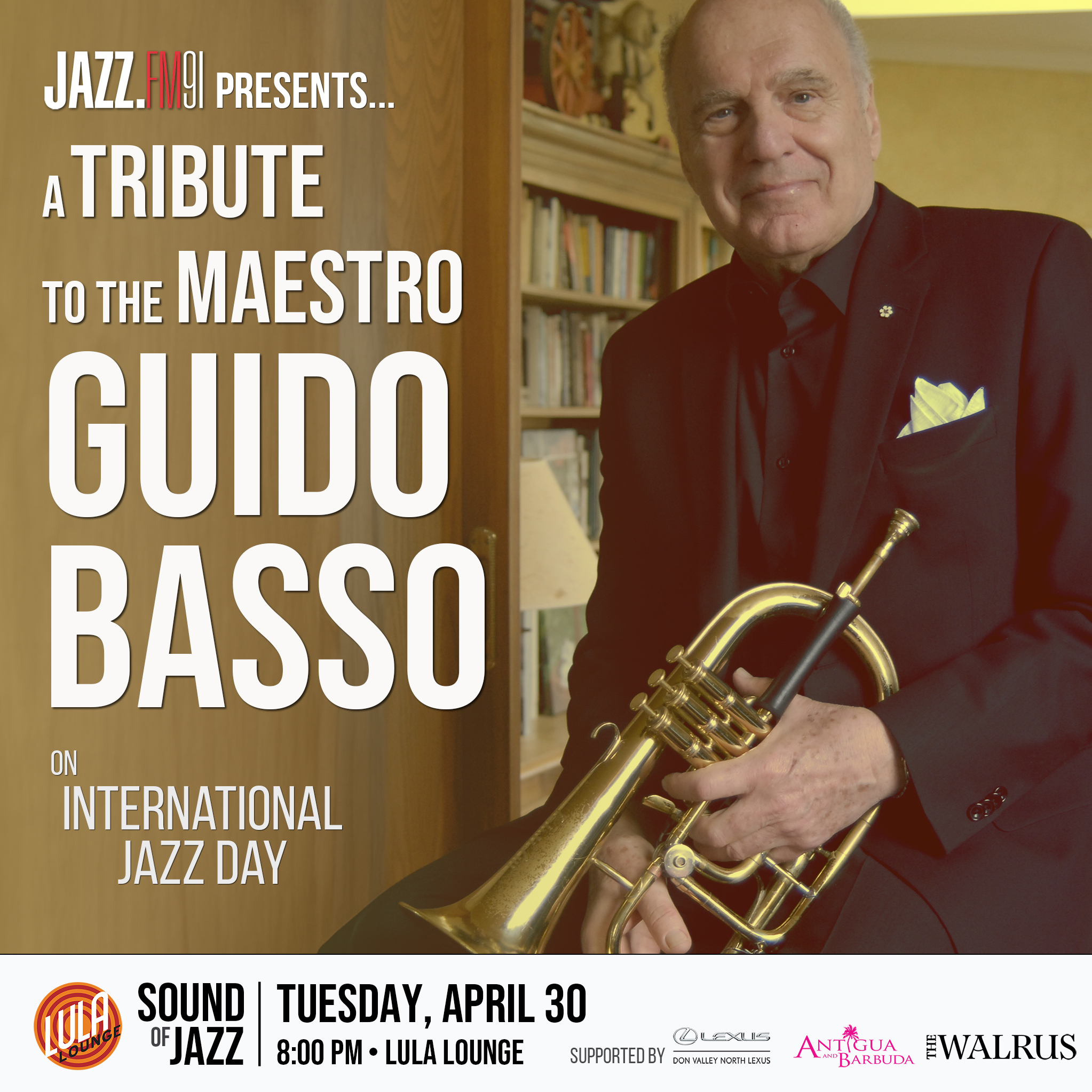 JAZZ.FM91 presents… Sound of Jazz: A Tribute to the Maestro, Guido Basso