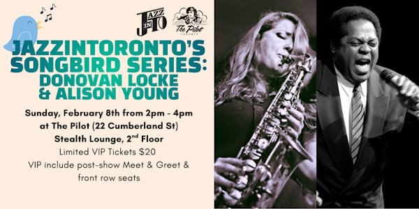 JazzInToronto’s Songbird Series: Donovan Locke & Alison Young