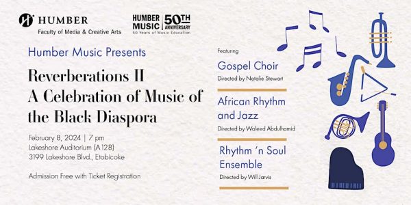 Reverberations II – Music of the Black Diaspora @ Humber College